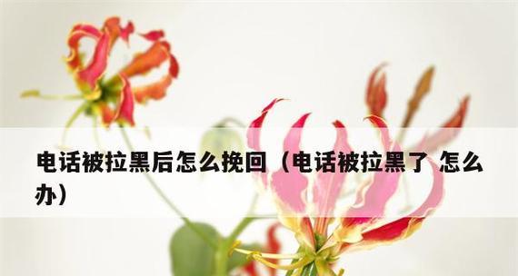 被拉黑了还能挽回吗（掌握这些方法）