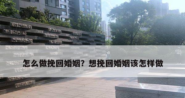 挽回婚姻（解决不了问题的离婚）