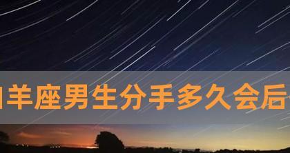 分手后挽回白羊座的最佳方法是什么？需要多长时间才能见效？