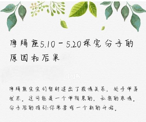 摩羯座分手后会回头吗？如何挽回摩羯座的心？