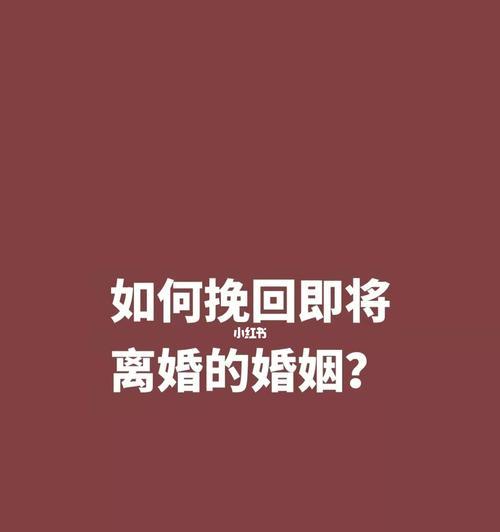如何挽回婚姻的破裂（夫妻离婚后的重建之路）